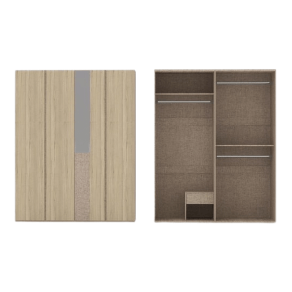 ชุดห้องนอน 5 ฟุต WISDOM DESIGN FURNITURE รุ่น LOTTO สีโซลิค_4